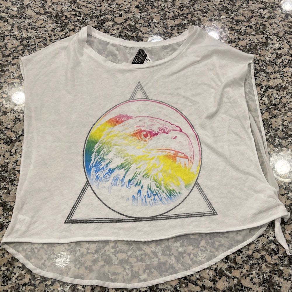 Bald Eagle prism top. Purchased from Pac Sun